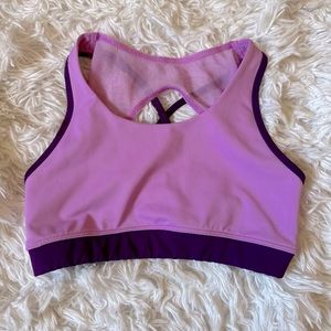 Avia Girls Large Purple Sports Bra